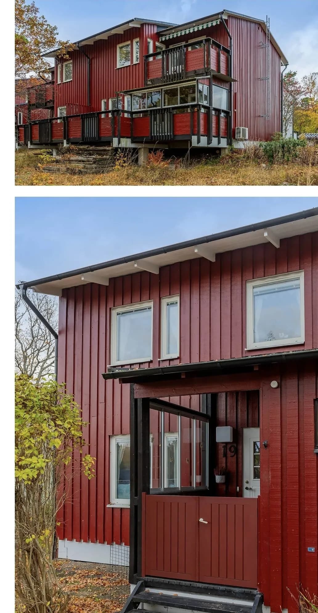 Parhus på Sjöbackestigen i Oxelösund