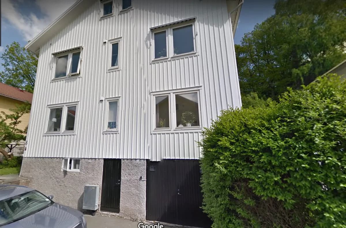 Hus på Nedergårdsgatan i Göteborg