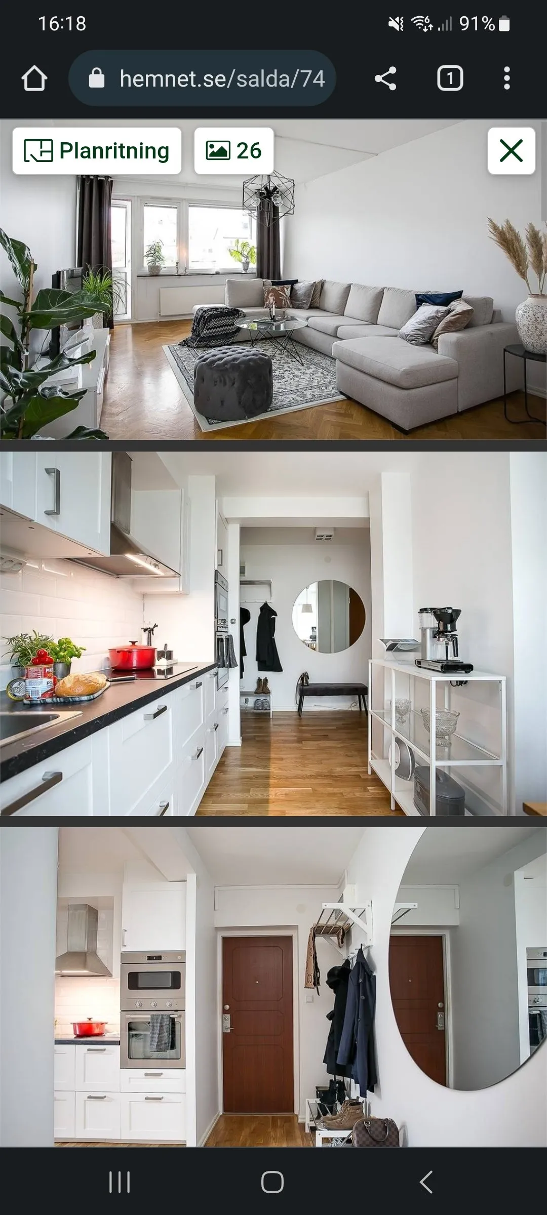 Hyreslägenhet på Huskvarna i huskvarna