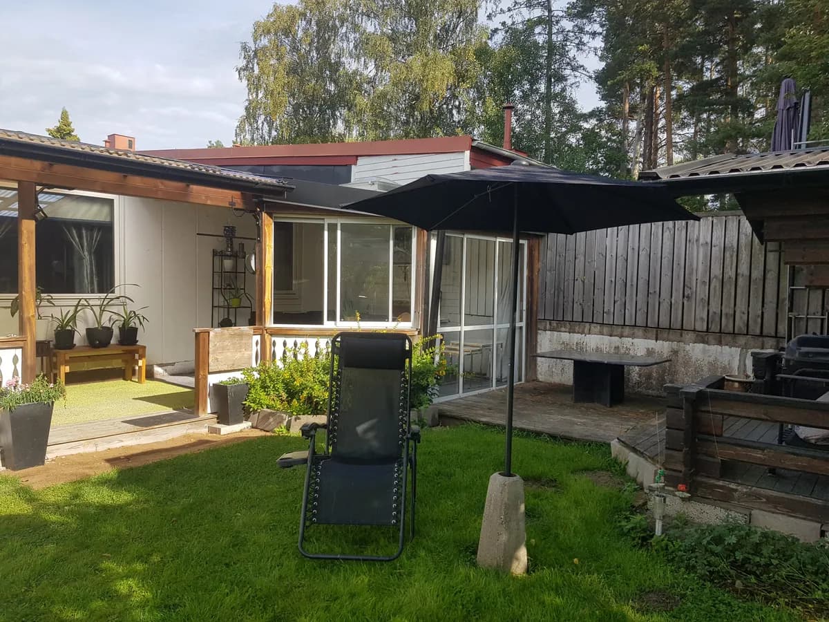 Hus på Eddavägen i Stockholm