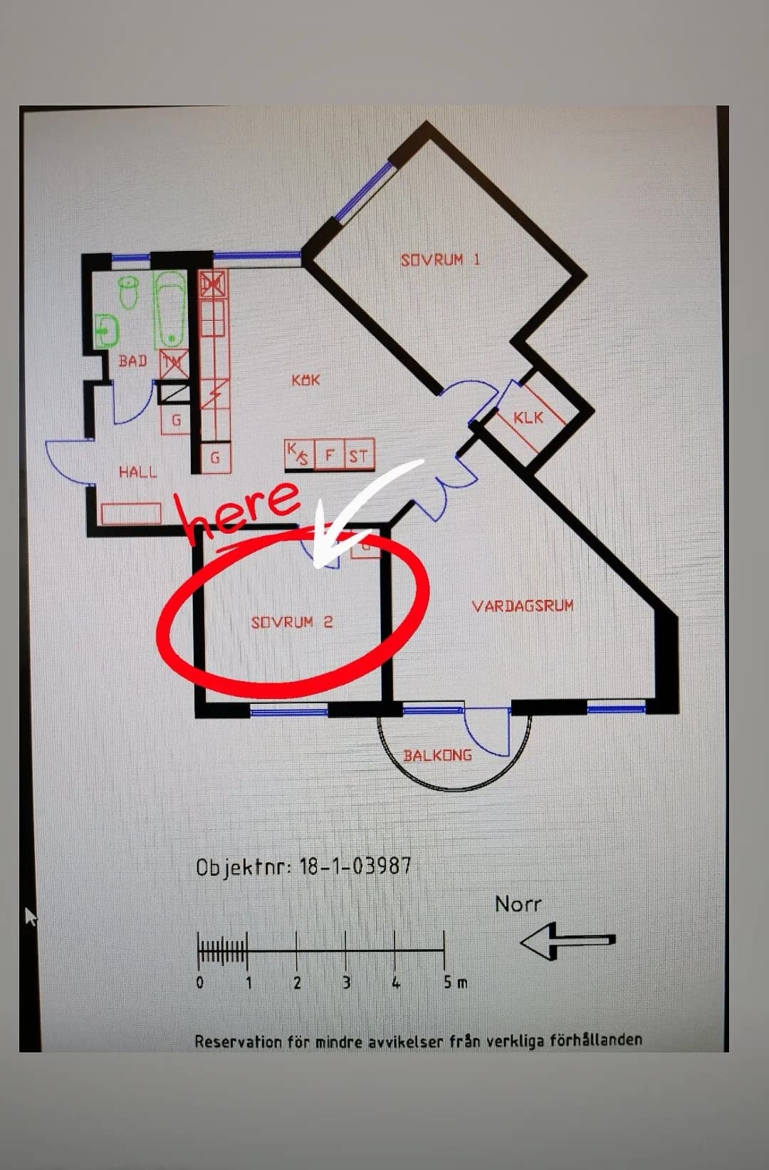 Lägenhet på Regementsgatan i Skövde