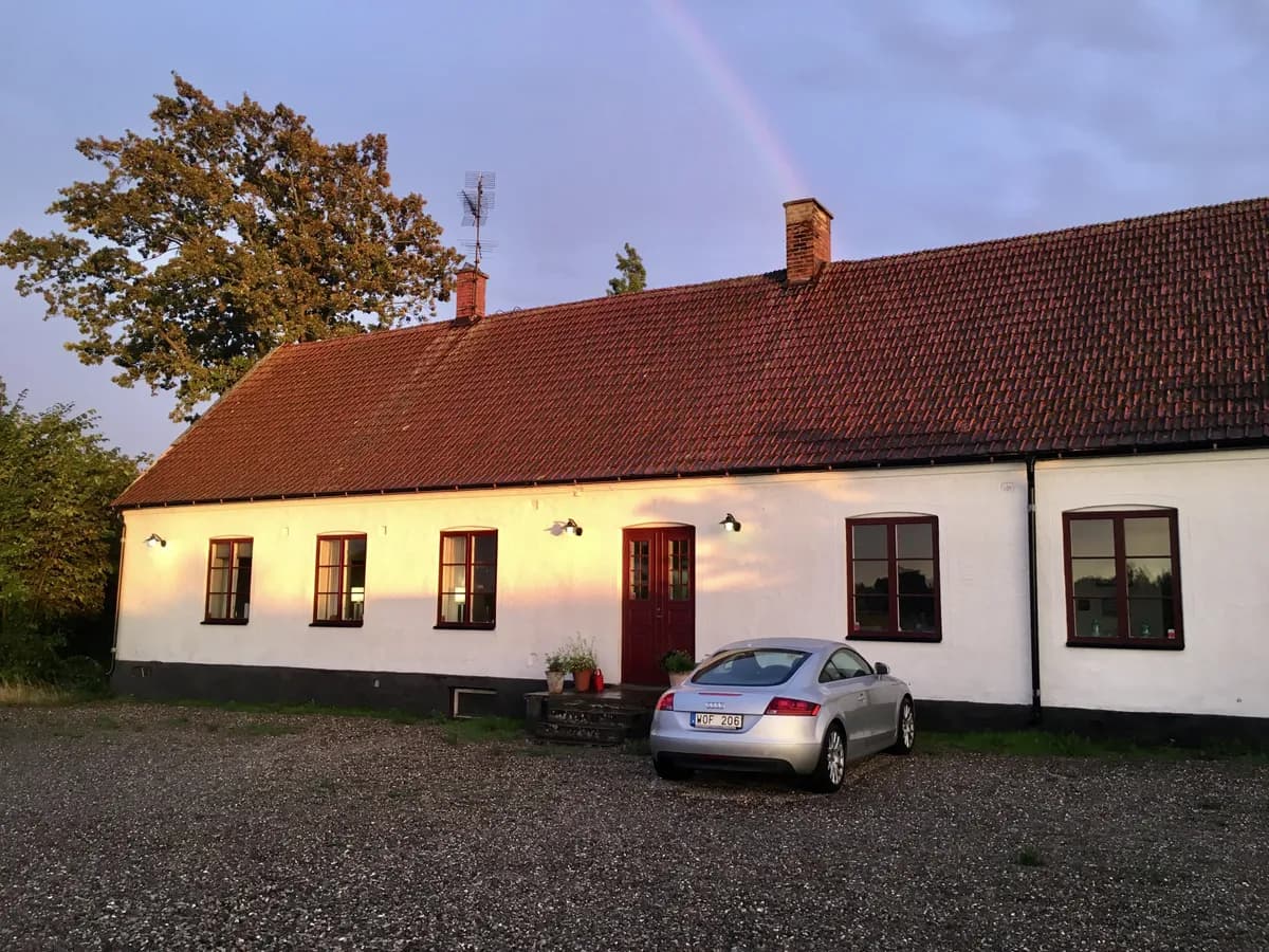 Parhus på Simrishamnsvägen i Tommarp