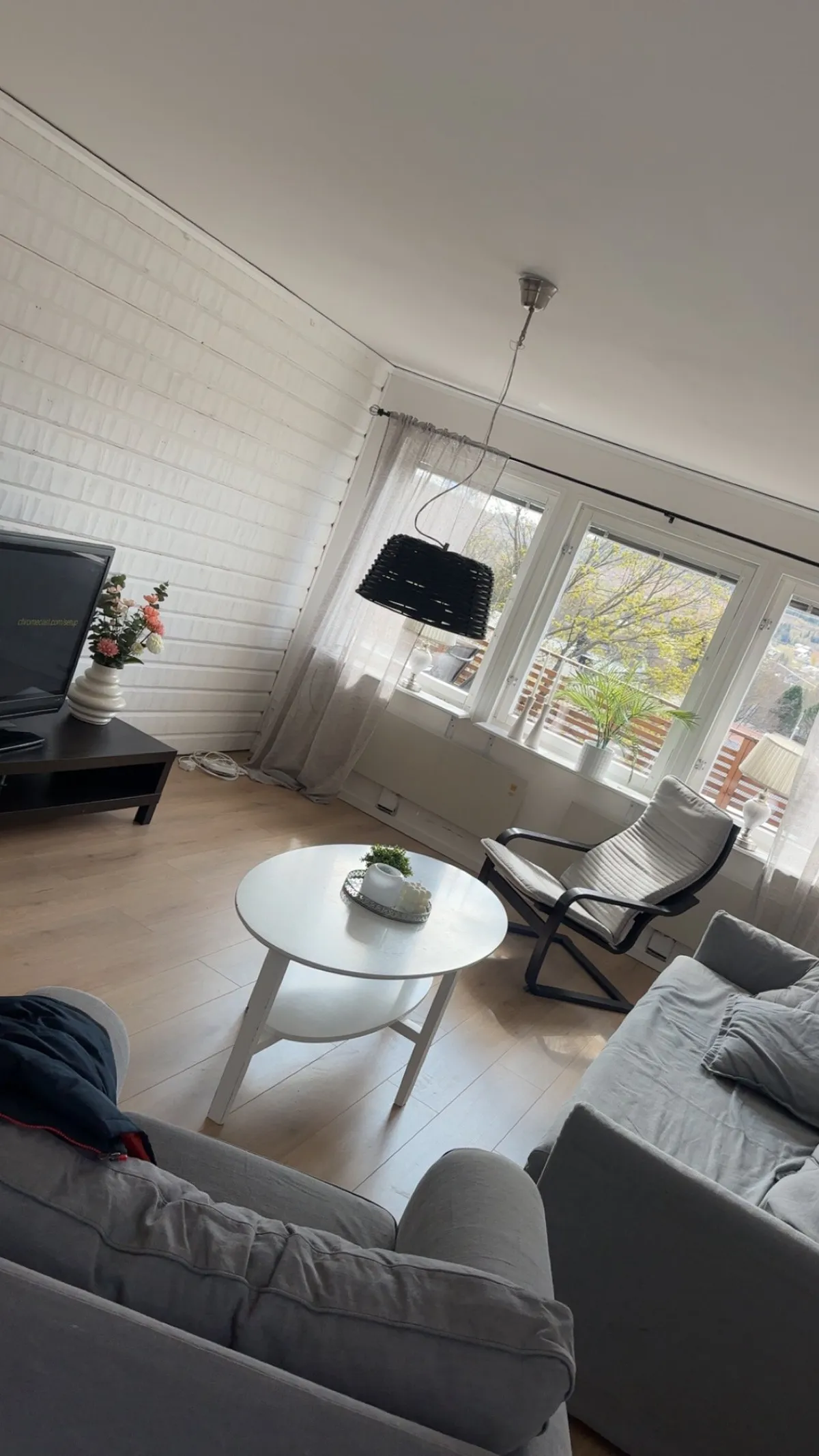 Parhus på Håkarsvägen i Bollstabruk