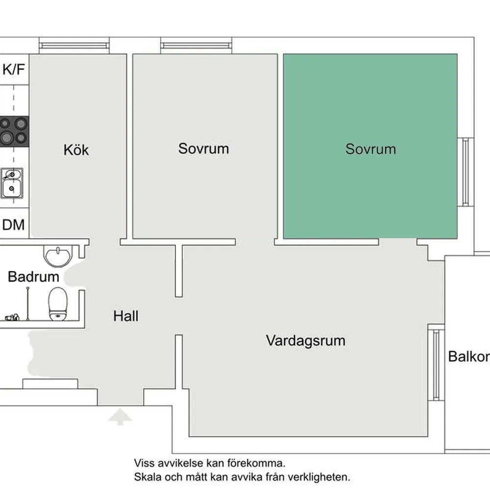 Hyreslägenhet på Hässelby i hasselby