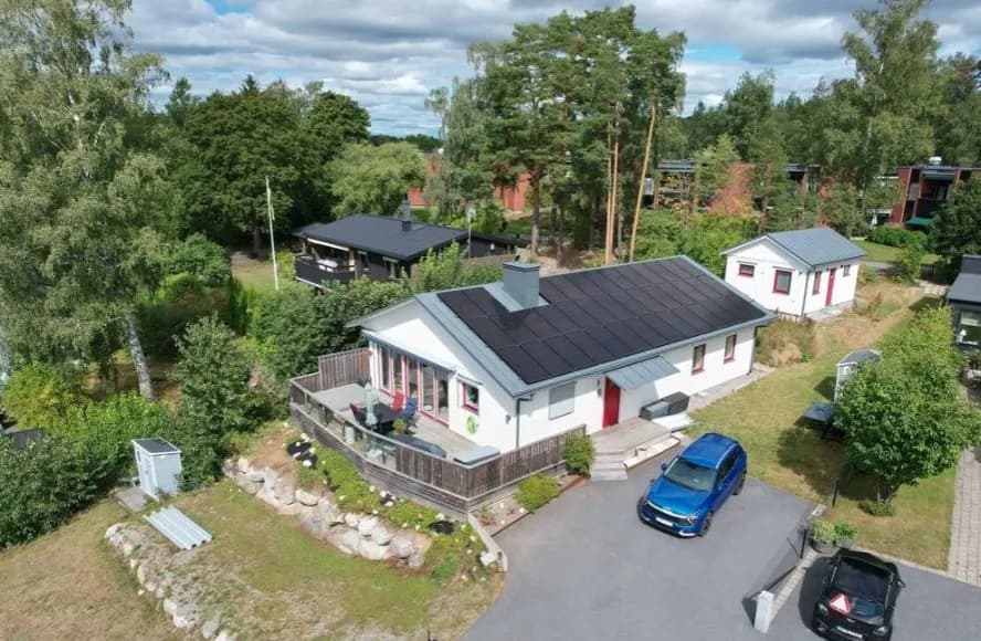 Hus på Mörbylundsvägen i Vallentuna