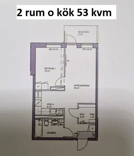Lägenhet på Ebba Bååts väg i Huddinge