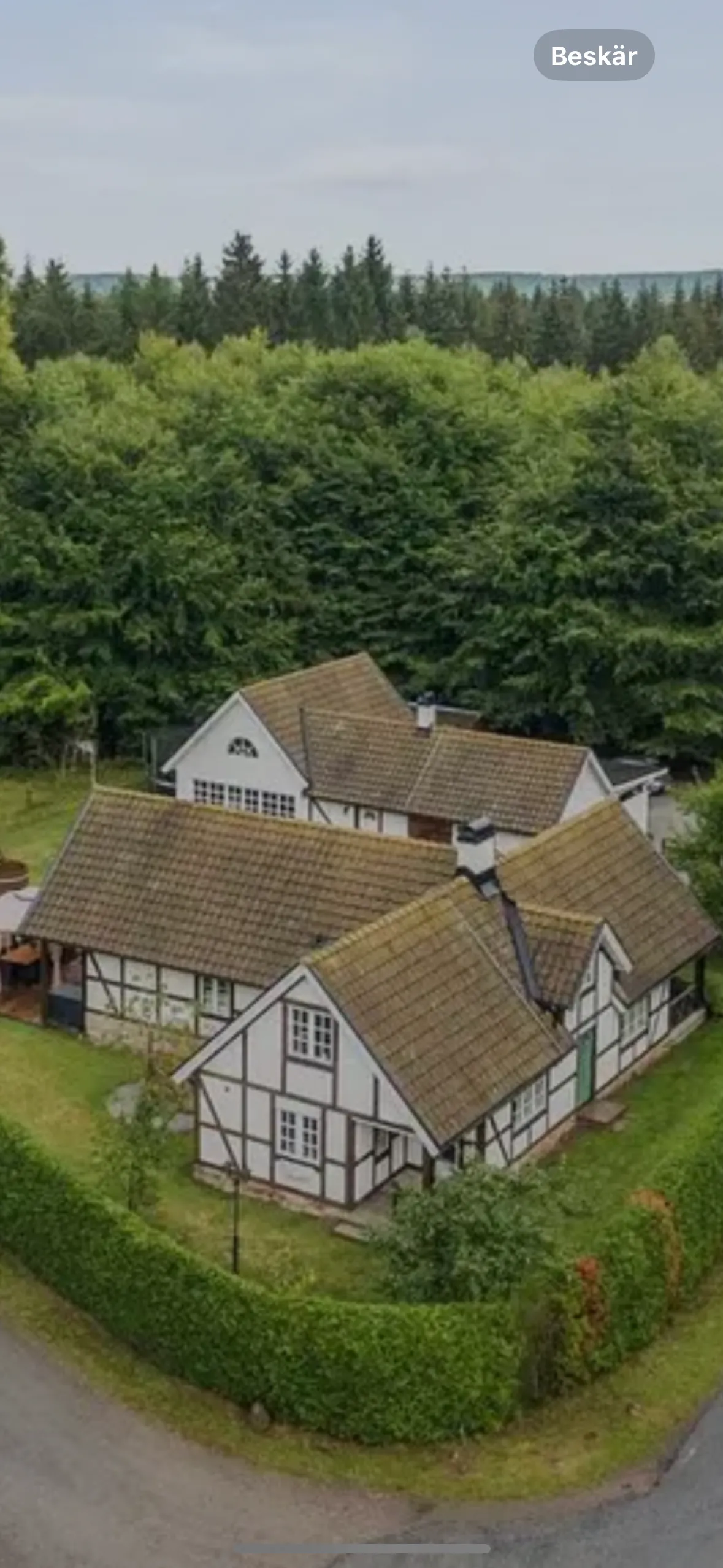 Hus på Slottsvägen i Sövde