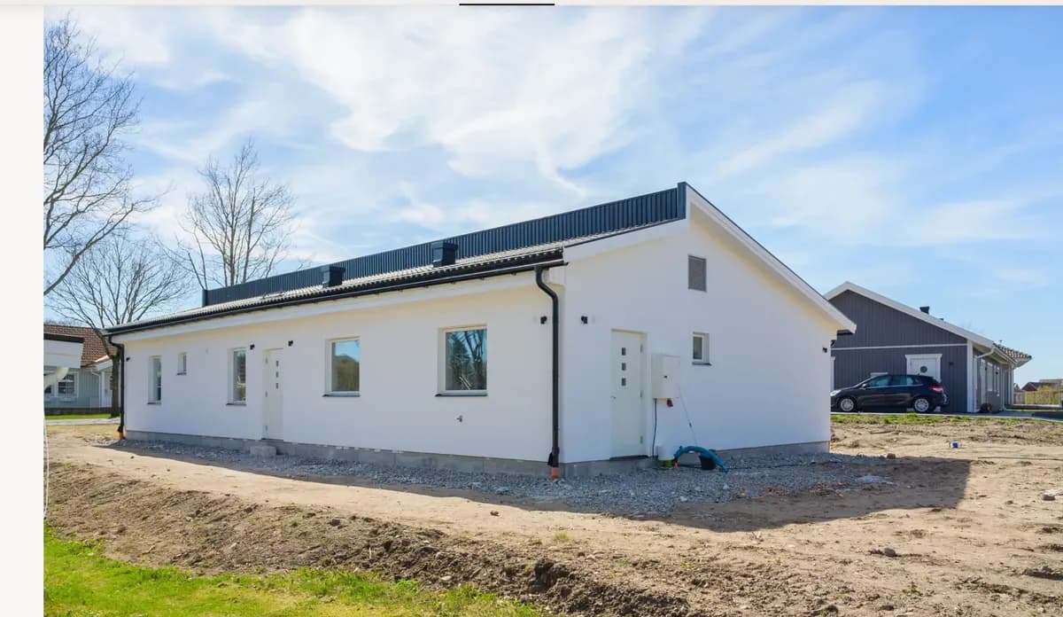 Hus på Geografigatan i Sjöbo