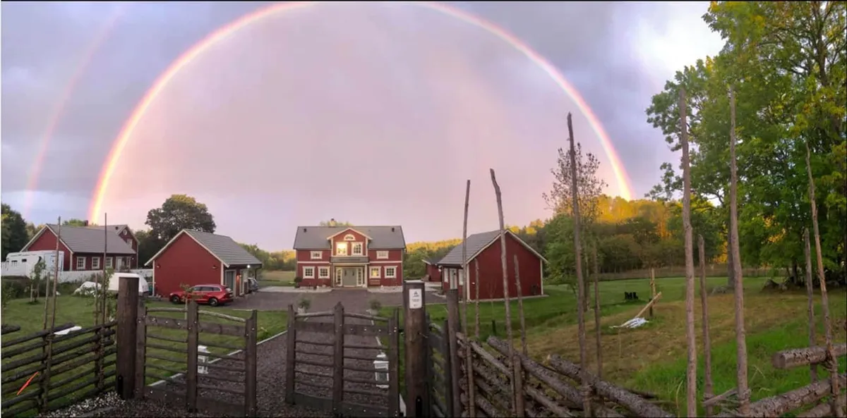 Hus på Lövsättravägen i Vallentuna