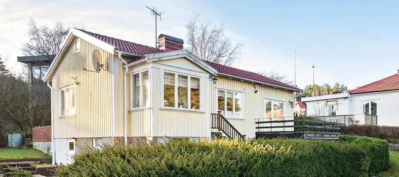 Hus på Krabbeliderna i Göteborg