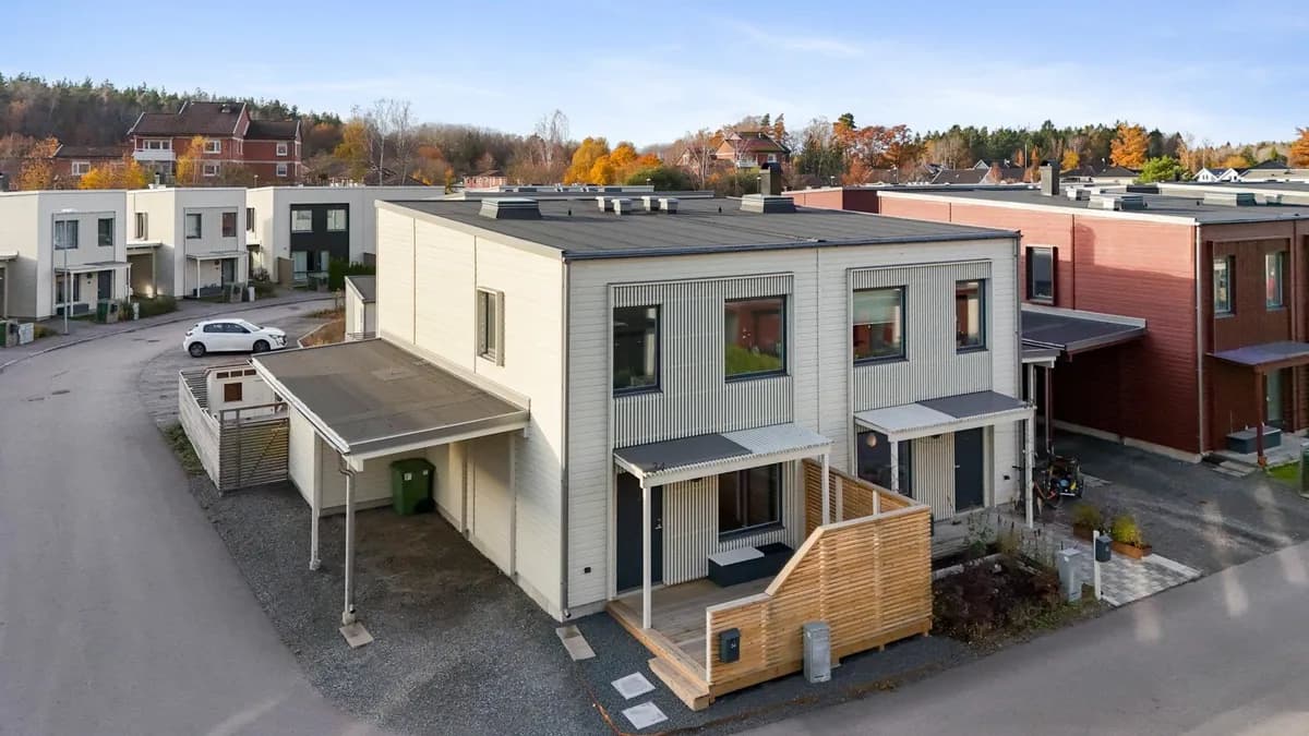 Parhus på Silvervägen i Eskilstuna