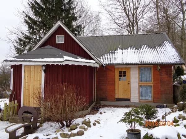 Hus på Eftra Kyrkby i Slöinge