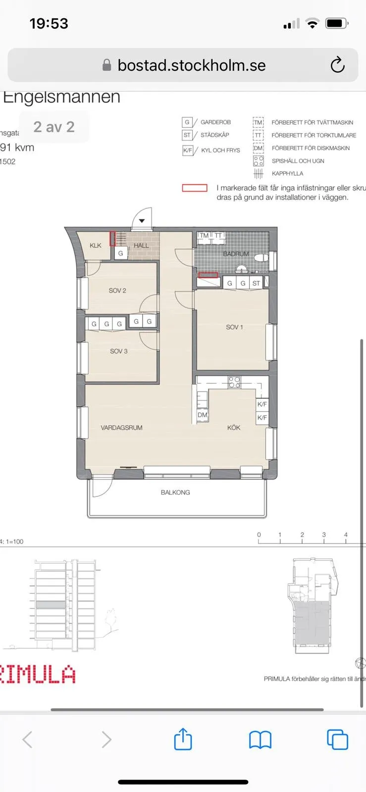 Lägenhet på Björnsonsgatan i Bromma