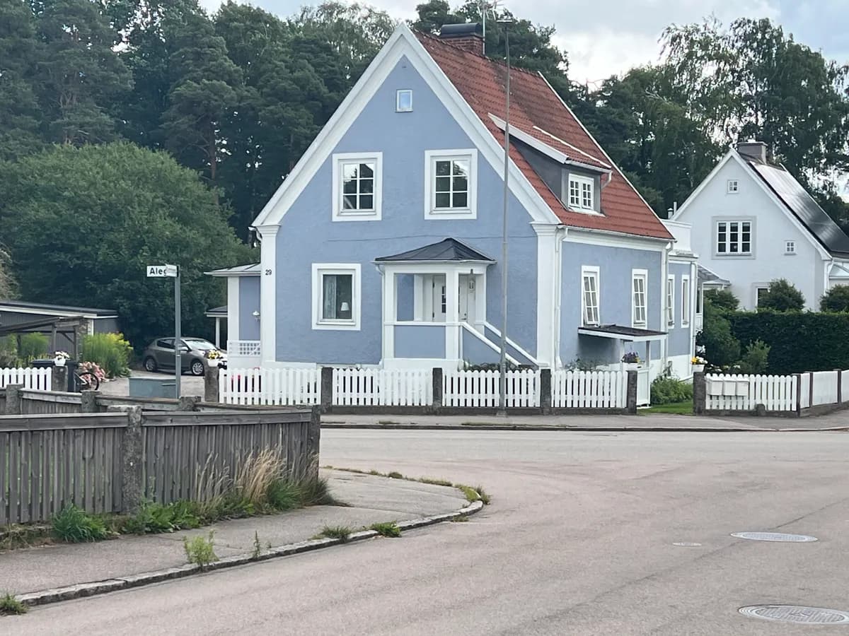 Hus på Kvarnhagsgatan i Växjö