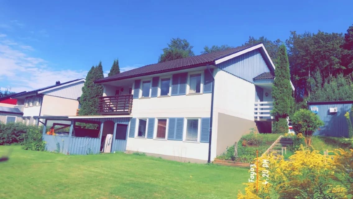 Hus på Storåsgatan i Forshaga