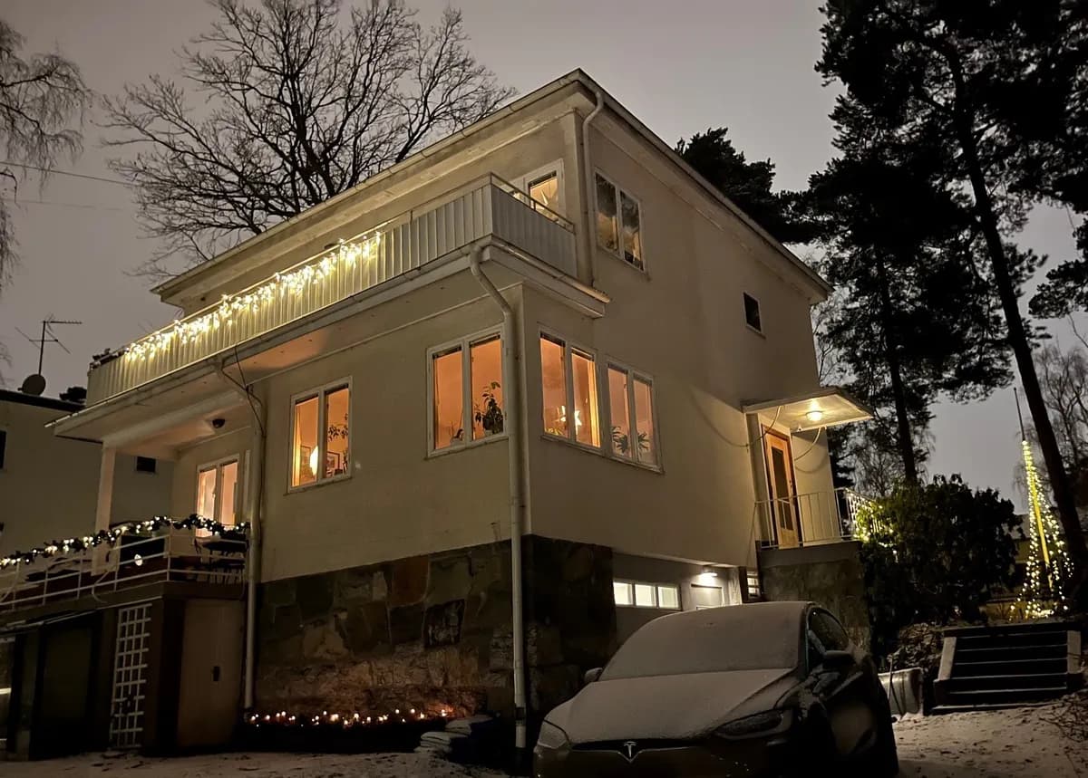 Hus på Carl Larssons väg i Bromma