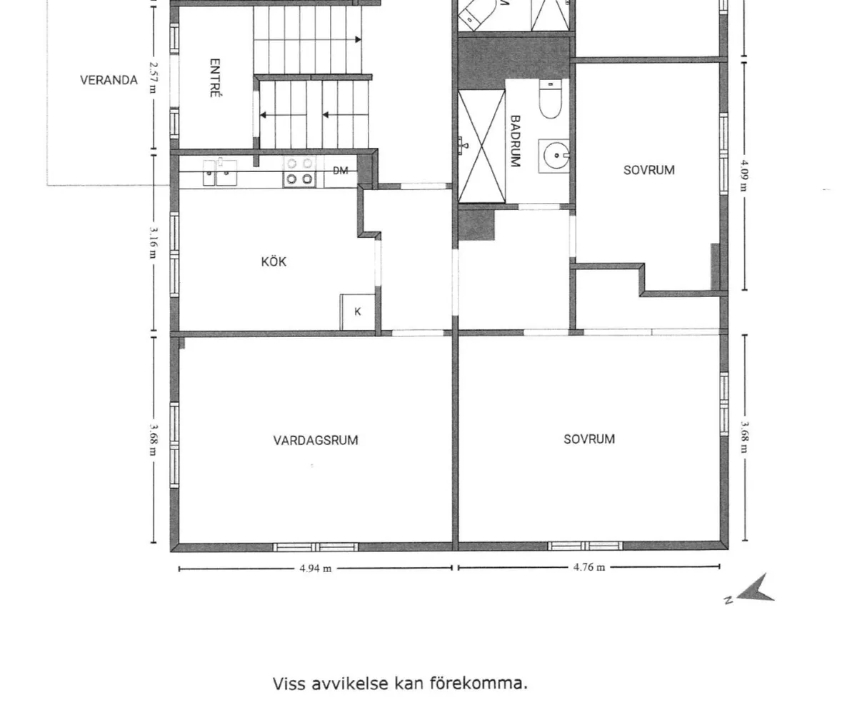 Hyreslägenhet på Töreboda i toreboda