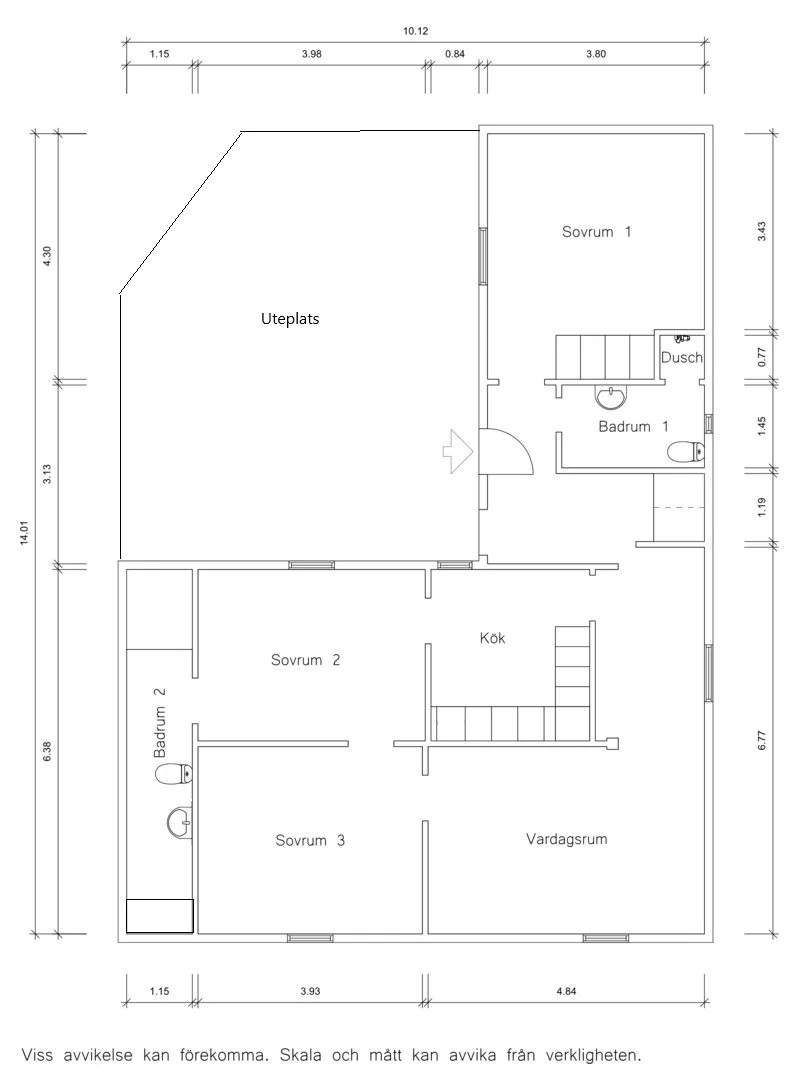 Hyreslägenhet på Markaryd i markaryd
