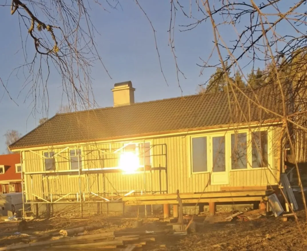 Hus på Rosenbergsvägen i Katrineholm