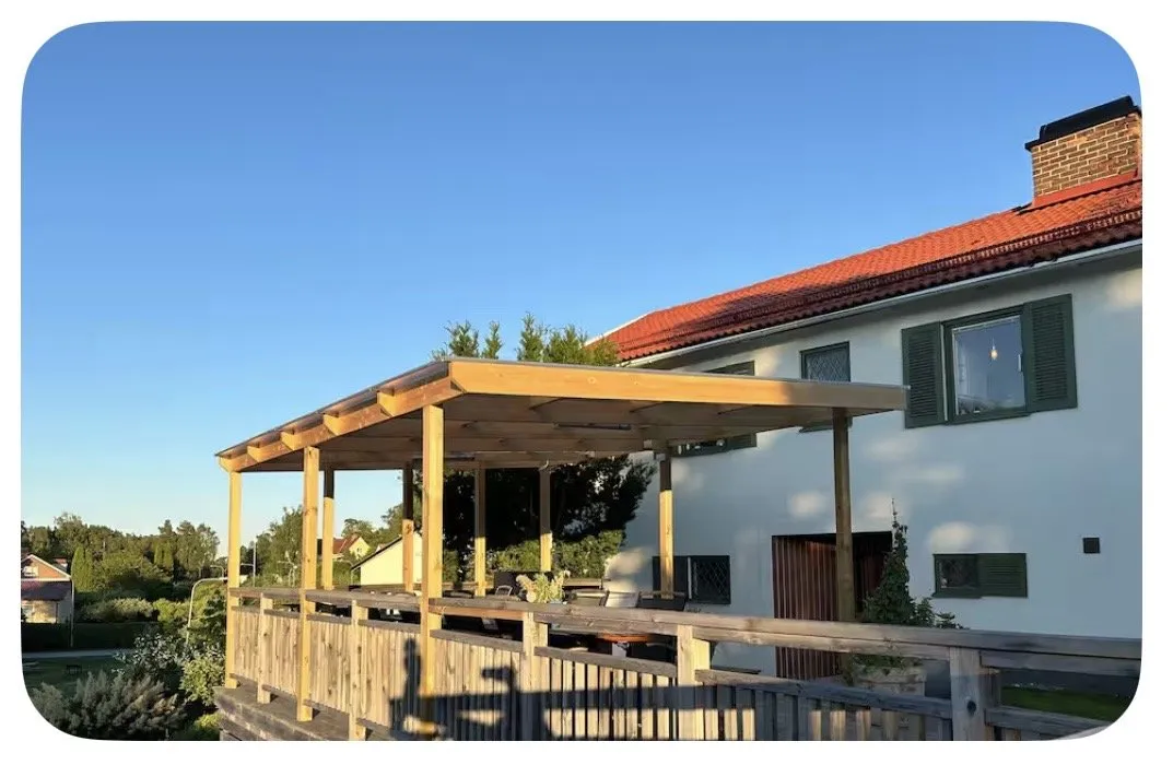 Hus på Vildmarksvägen i Spånga