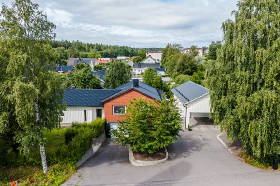 Hus på Bäckebovägen i Sundsvall