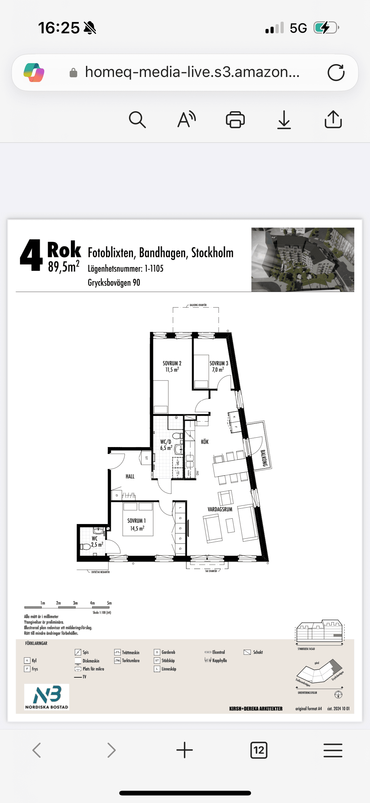 Hyreslägenhet på Bandhagen i bandhagen