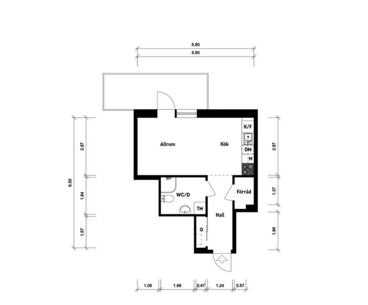 Hyreslägenhet på Norsborg i norsborg