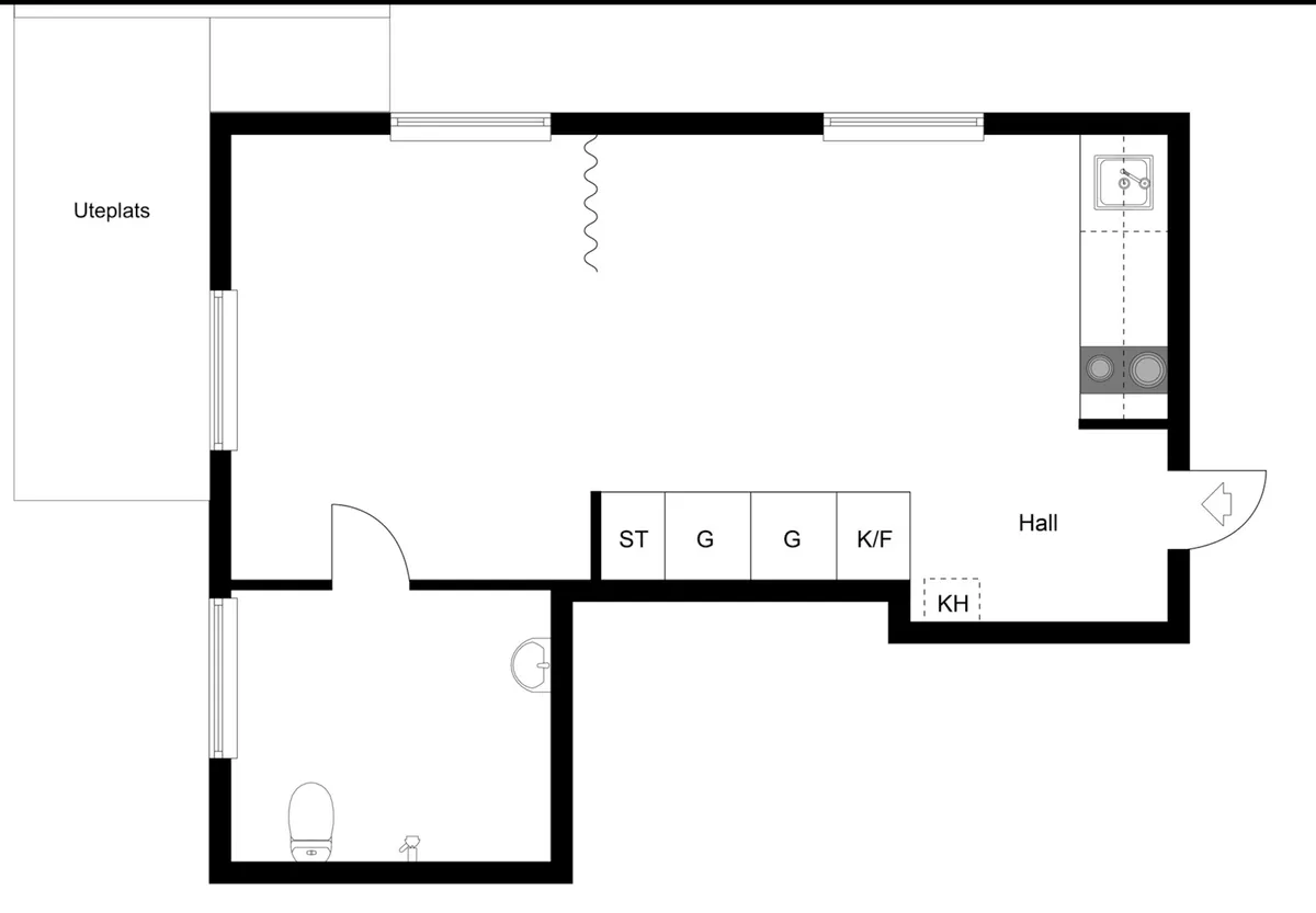 Hyreslägenhet på Johanneshov i johanneshov