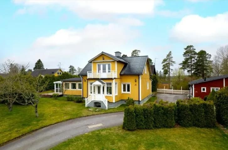 Hus på Eskilstunavägen i Eskilstuna