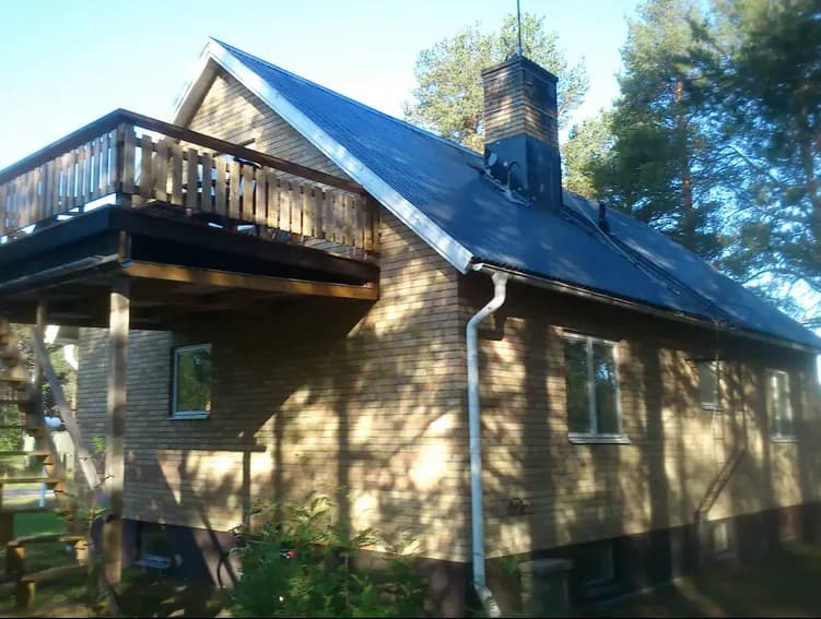 Hus på Skolgatan i Moskosel