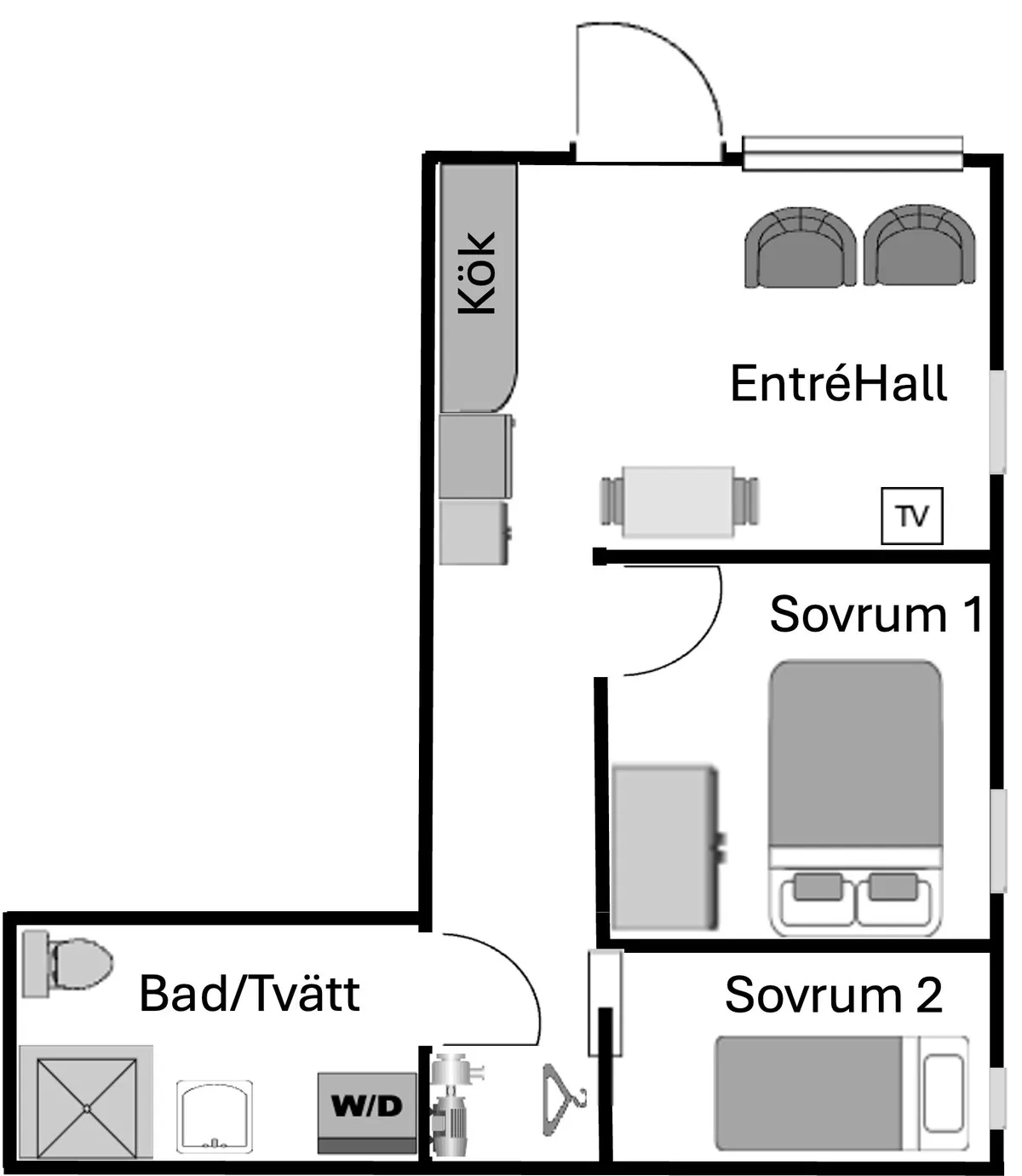 Hus på Lekevallsgatan i Mölndal