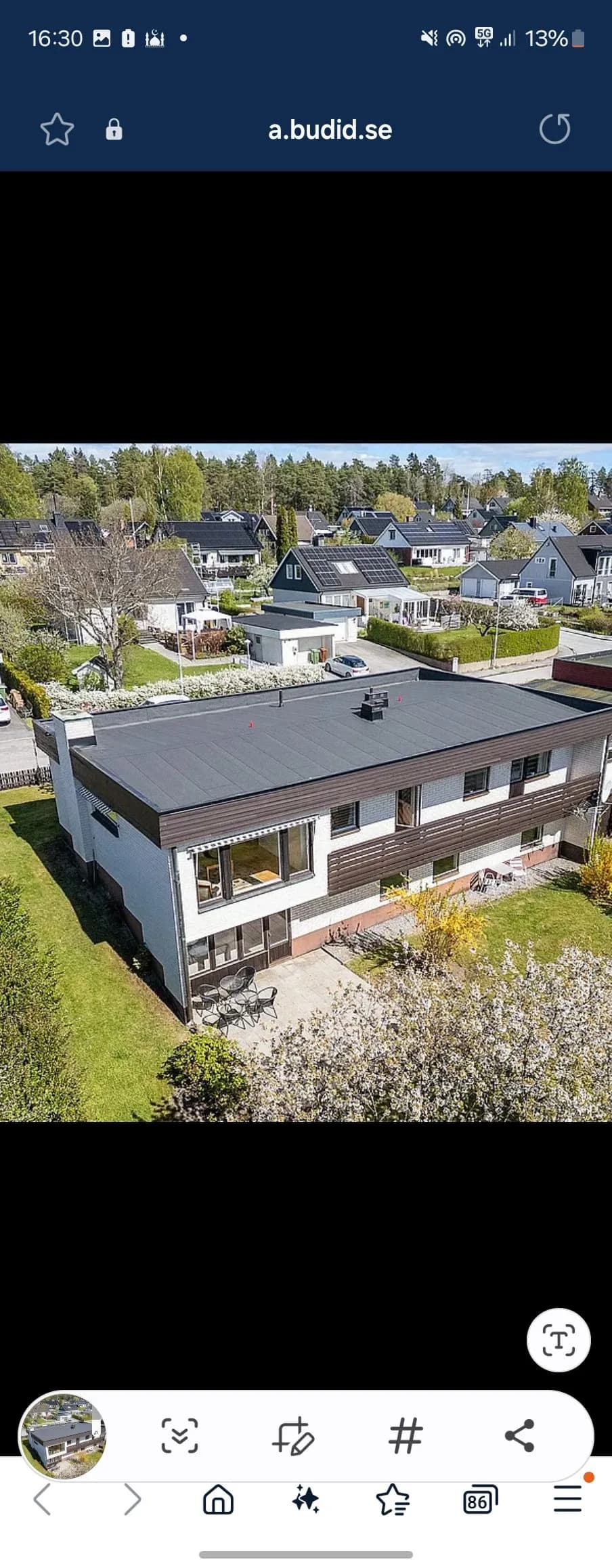 Hus på Marsvägen i Järfälla
