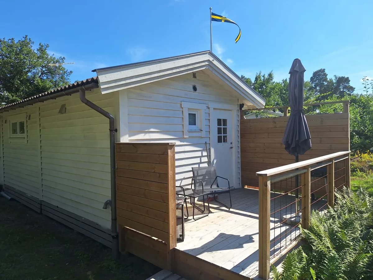 Stuga på Renmossevägen i Värmdö