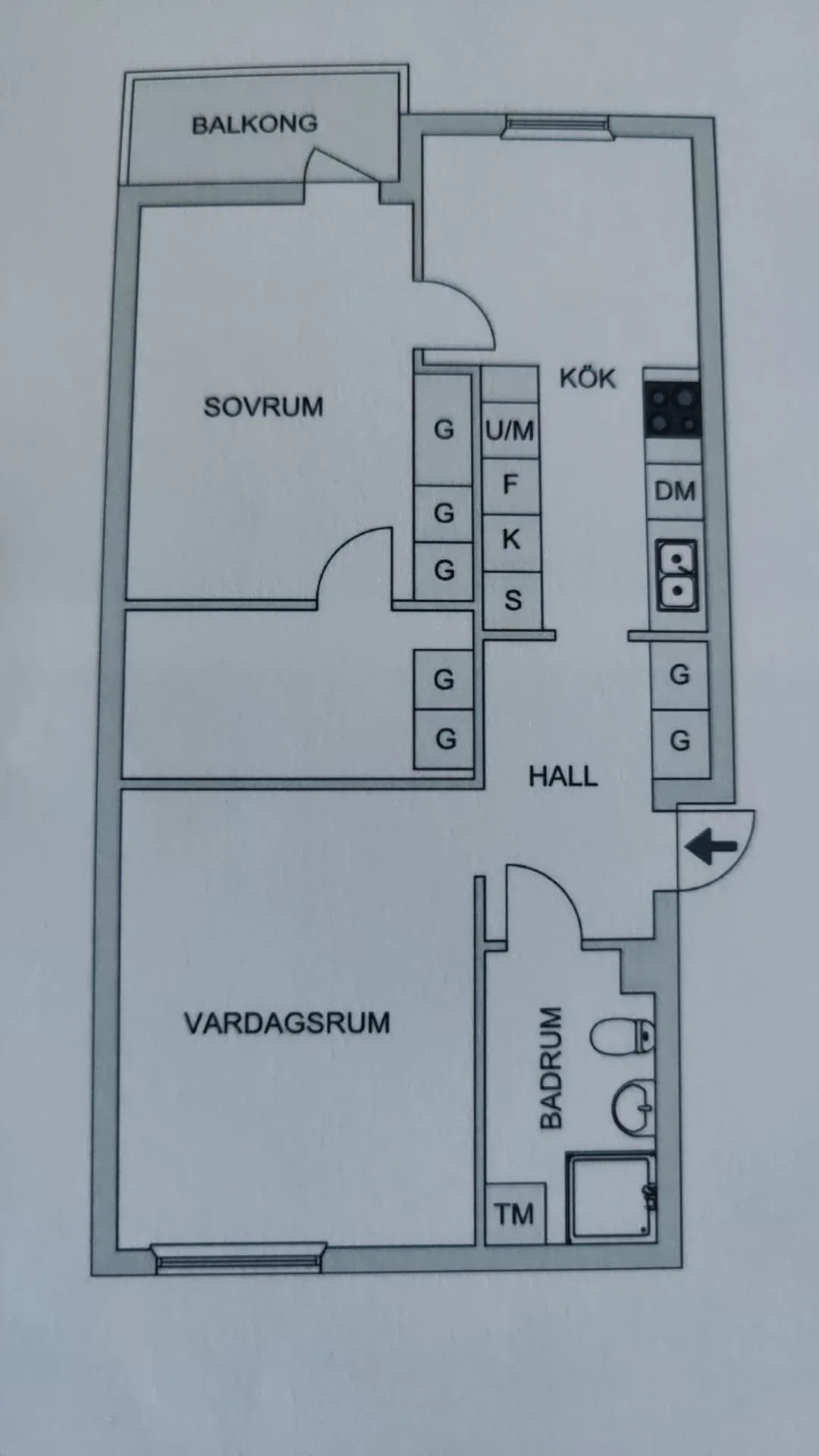 Lägenhet på Pinnharvsgatan i Mölndal