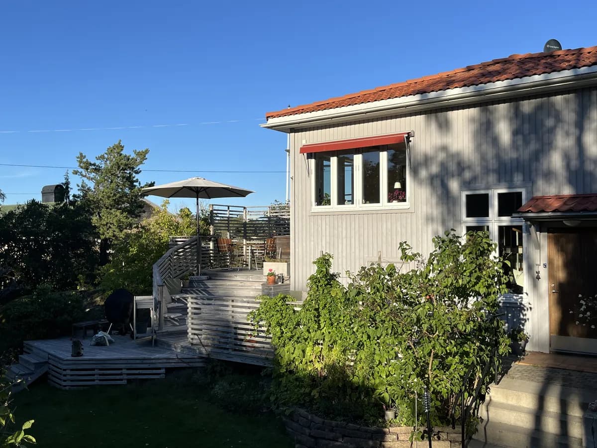 Hus på Mantalsvägen i Huddinge