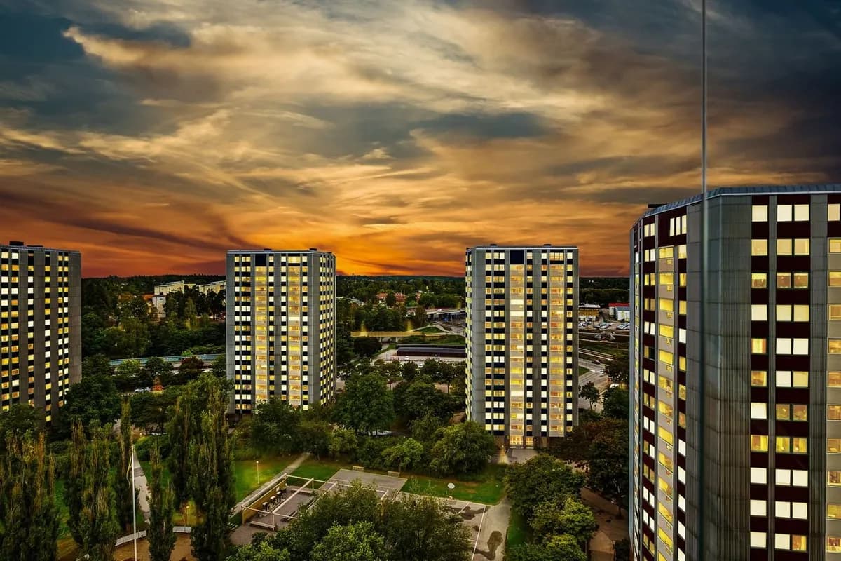 Hyreslägenhet på Täby i taby