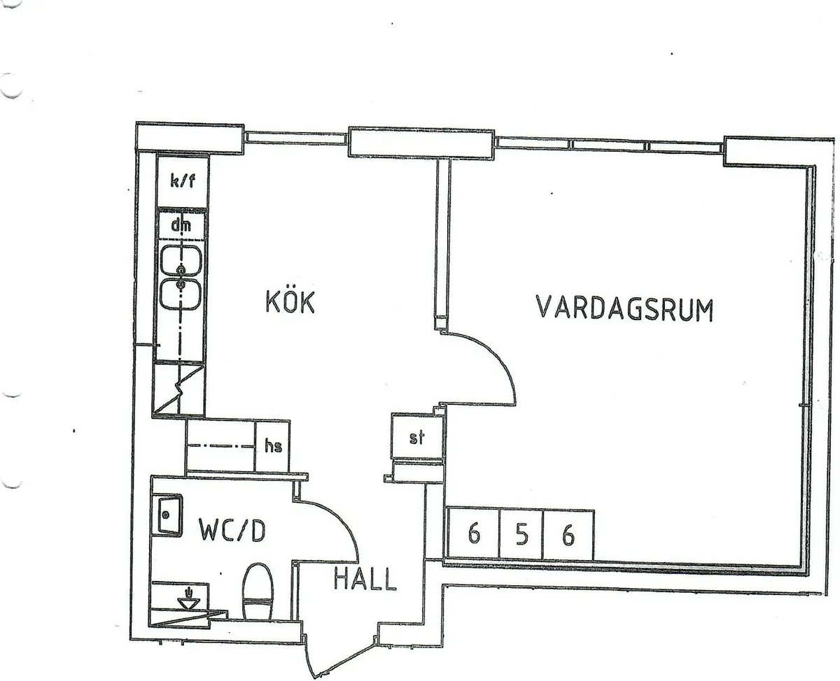 Hyreslägenhet på Nybro i nybro