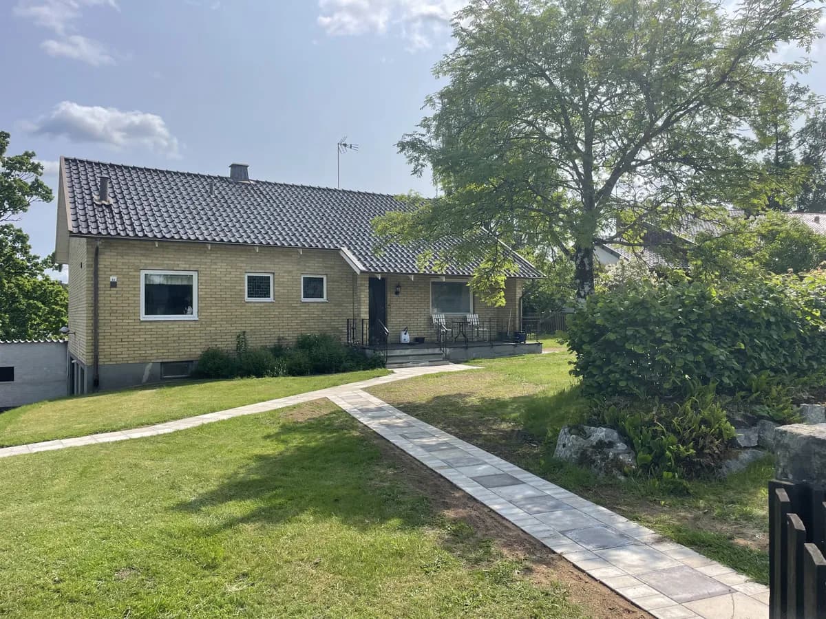 Hus på Markarydsvägen i Vittsjö