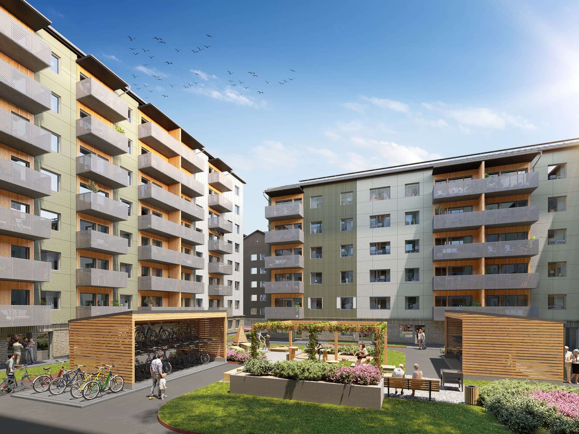 Lägenhet på Heffners allé i Sundsvall