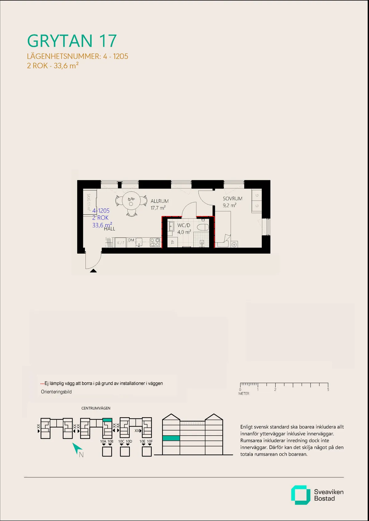 Lägenhet på Centrumvägen i Nykvarn