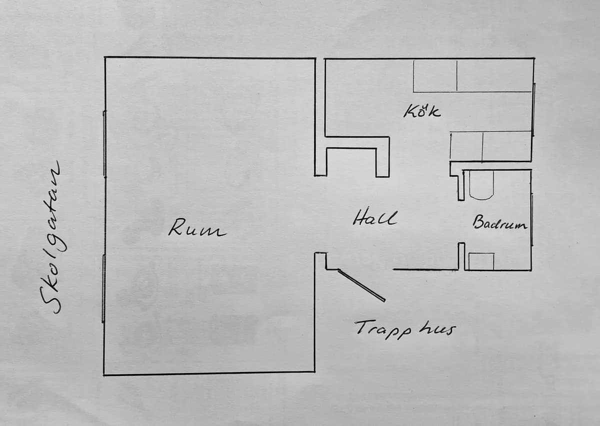 Lägenhet på Skolgatan i Kungsör