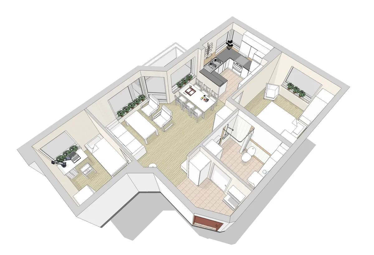 Lägenhet på Mariehemsvägen i Umeå