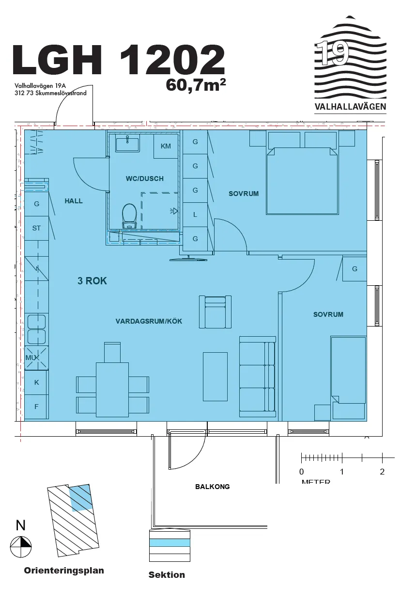 Hyreslägenhet på Båstad i bastad