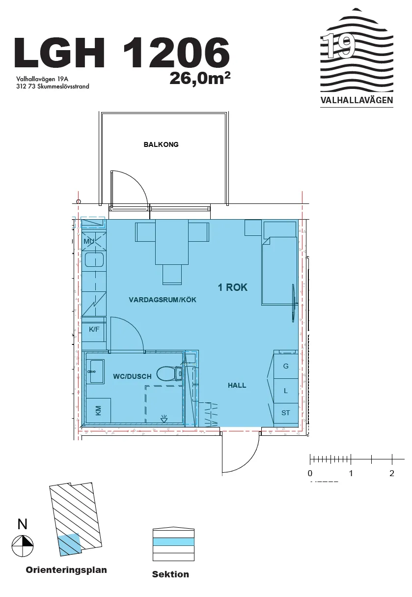 Hyreslägenhet på Båstad i bastad