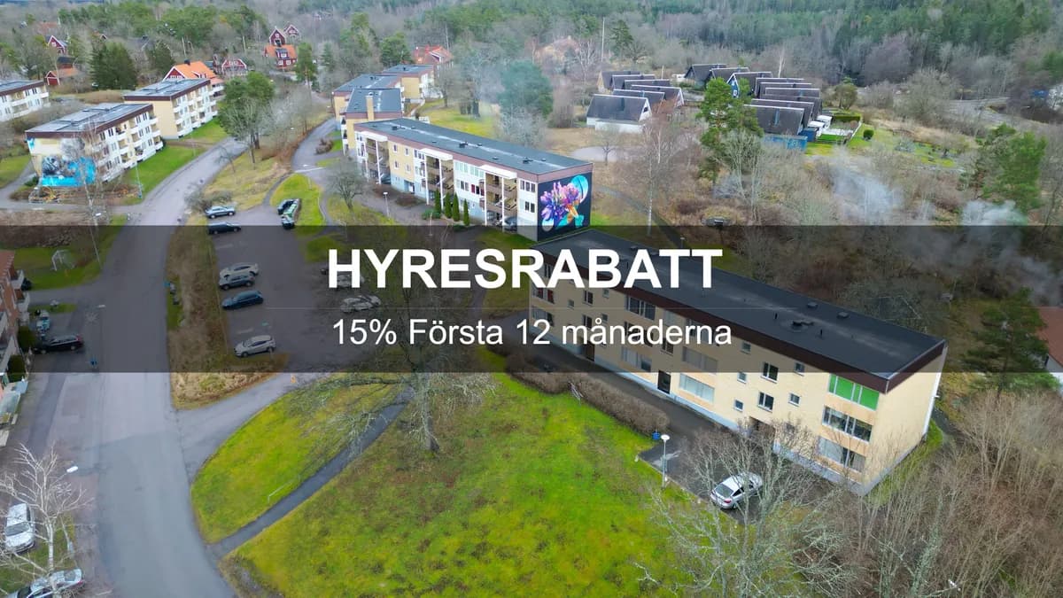 Hyreslägenhet på Gunnebo i gunnebo