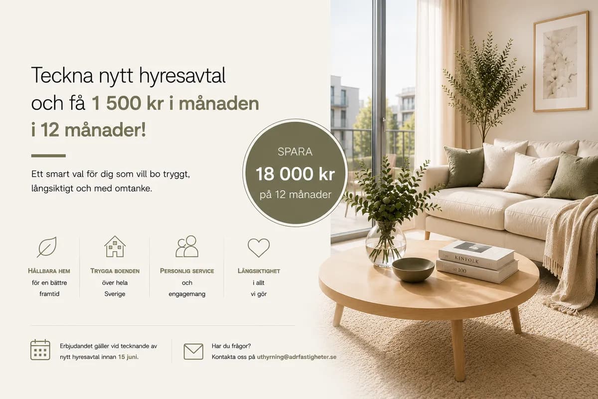 Lägenhet på Hantverksvägen i Fagersta