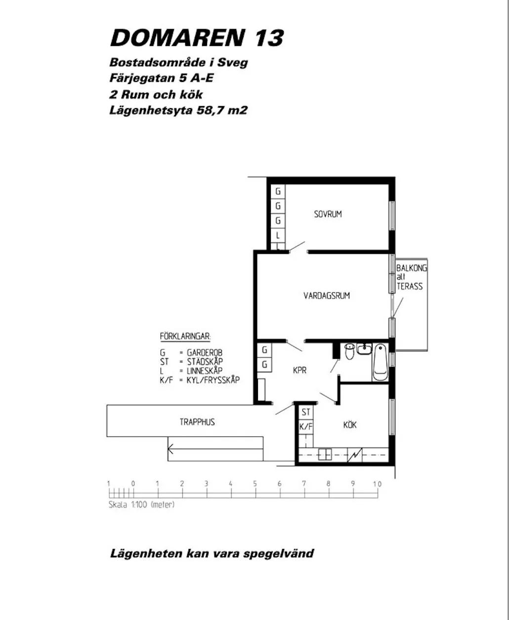 Hyreslägenhet på Sveg i sveg