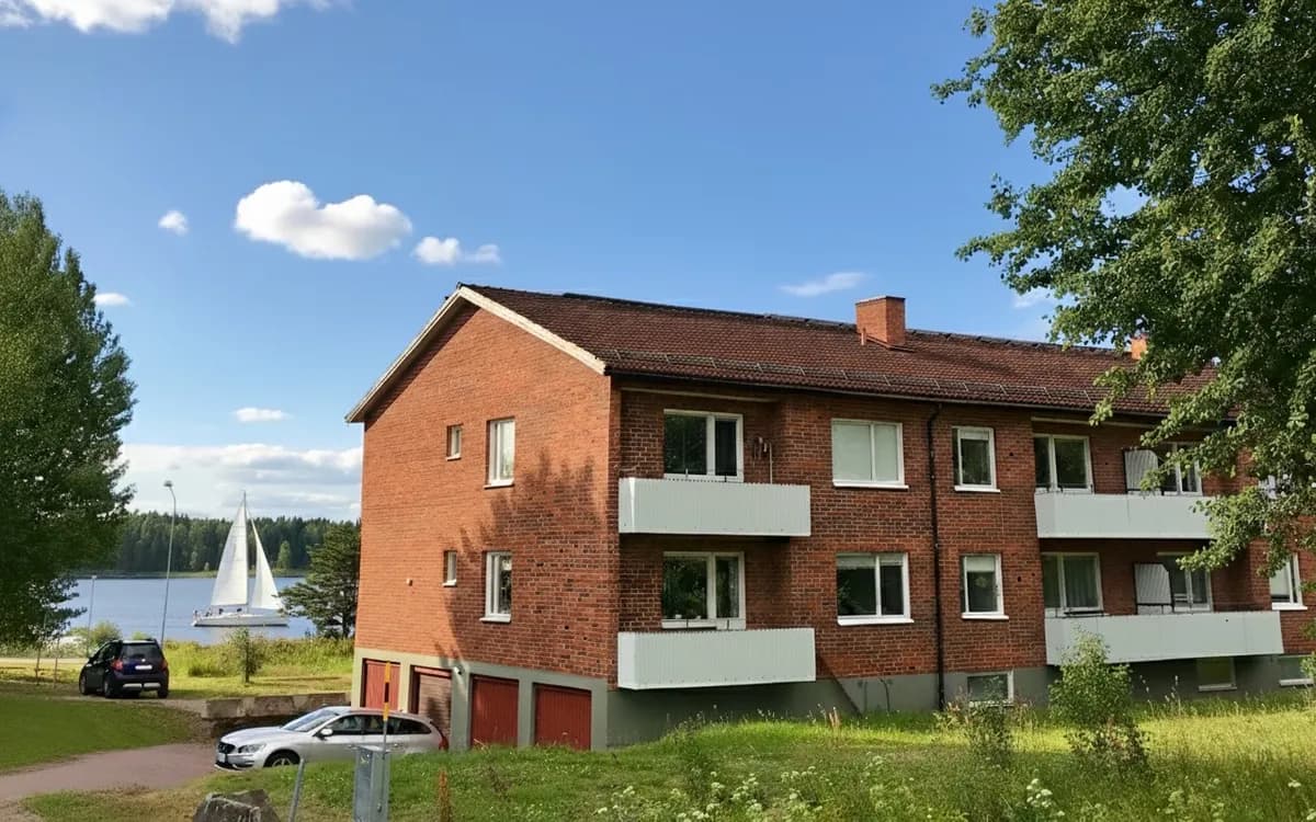 Lägenhet på Åsbacksvägen i By Kyrkby